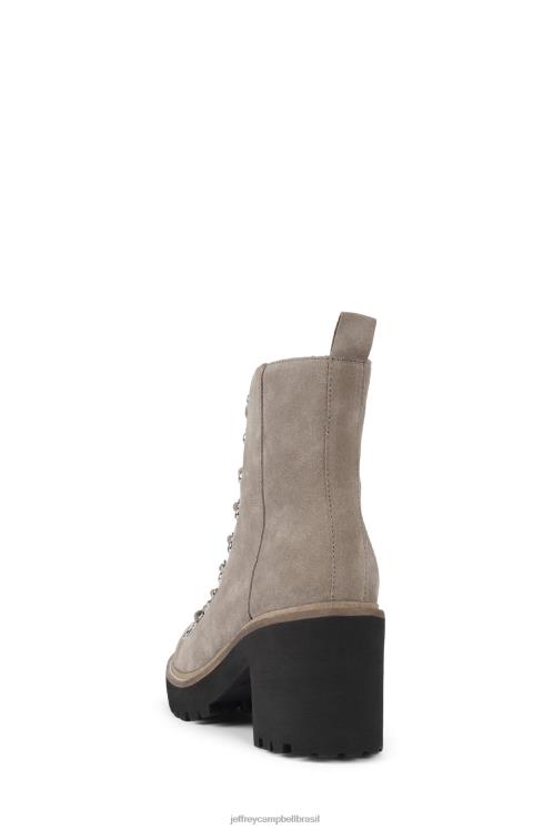 Jeffrey Campbell mulheres B0VBD484 camurça taupe botas de tornozelo o que