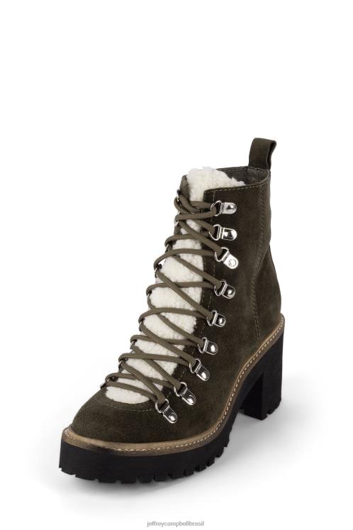 Jeffrey Campbell mulheres B0VBD485 camurça cáqui botas de tornozelo o que