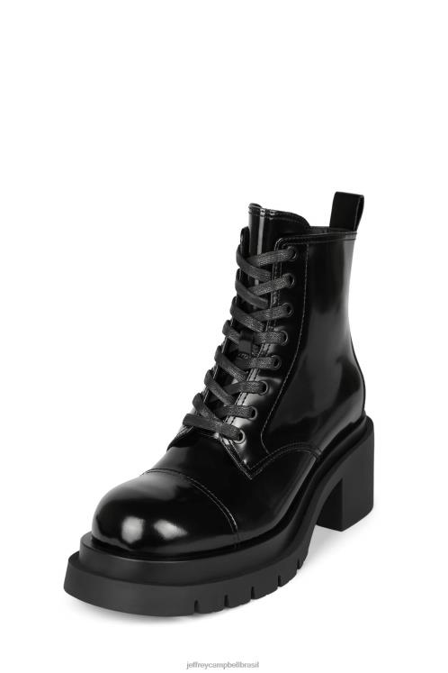 Jeffrey Campbell mulheres B0VBD487 caixa preta botas de tornozelo caminhando