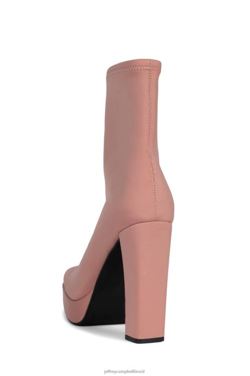 Jeffrey Campbell mulheres B0VBD511 neoprene rosa empoeirado botas de tornozelo arcádia