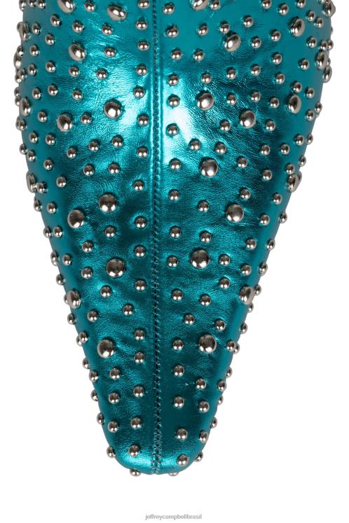 Jeffrey Campbell mulheres B0VBD526 água metálica botas de tornozelo icônico-e