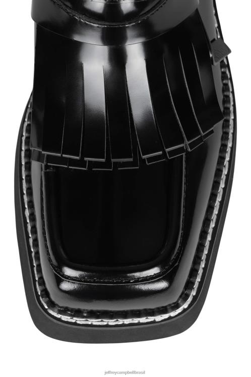 Jeffrey Campbell mulheres B0VBD530 caixa preta botas de tornozelo tutor