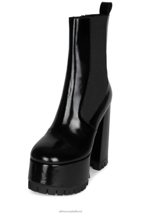 Jeffrey Campbell mulheres B0VBD534 caixa preta botas de tornozelo mob-2