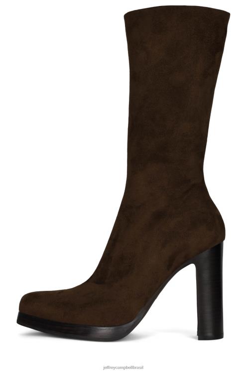 Jeffrey Campbell mulheres B0VBD536 camurça marrom botas de tornozelo claudio