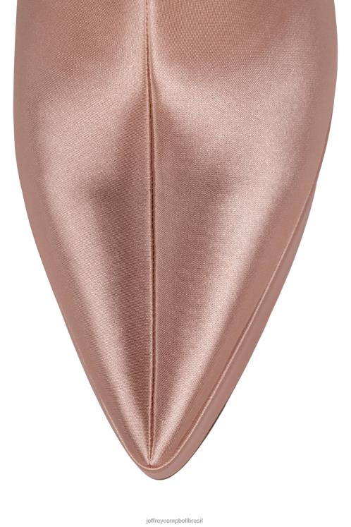 Jeffrey Campbell mulheres B0VBD558 rosa de cetim rosa ouro botas de tornozelo bel-du-bal