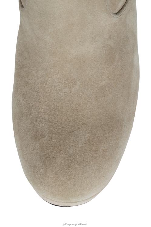 Jeffrey Campbell mulheres B0VBD565 camurça bege botas de tornozelo pirralho-z