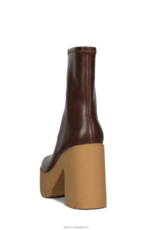 Jeffrey Campbell mulheres B0VBD571 mel marrom botas de tornozelo atualizar-l
