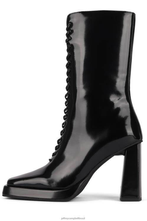 Jeffrey Campbell mulheres B0VBD593 caixa preta botas de tornozelo testa
