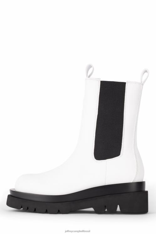 Jeffrey Campbell mulheres B0VBD597 branco botas de tornozelo tanque
