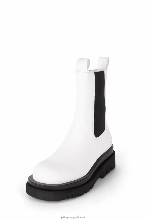 Jeffrey Campbell mulheres B0VBD597 branco botas de tornozelo tanque
