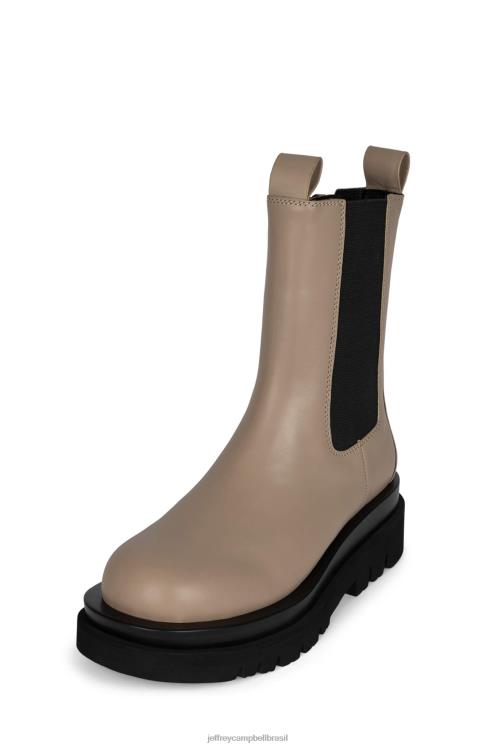 Jeffrey Campbell mulheres B0VBD598 taupe botas de tornozelo tanque
