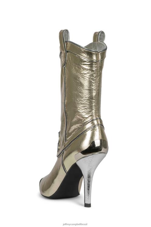 Jeffrey Campbell mulheres B0VBD603 prata botas de tornozelo el-paso