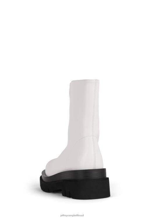 Jeffrey Campbell mulheres B0VBD622 branco botas de tornozelo cochilou