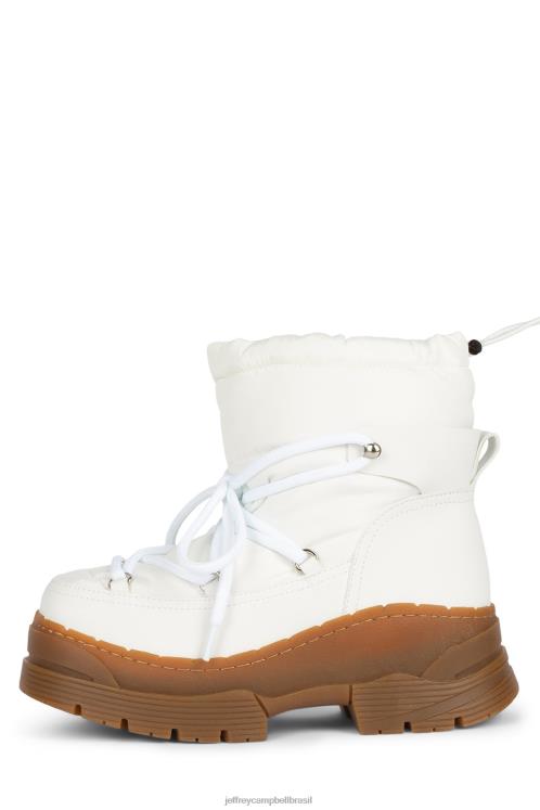 Jeffrey Campbell mulheres B0VBD628 branco botas de tornozelo nevasca