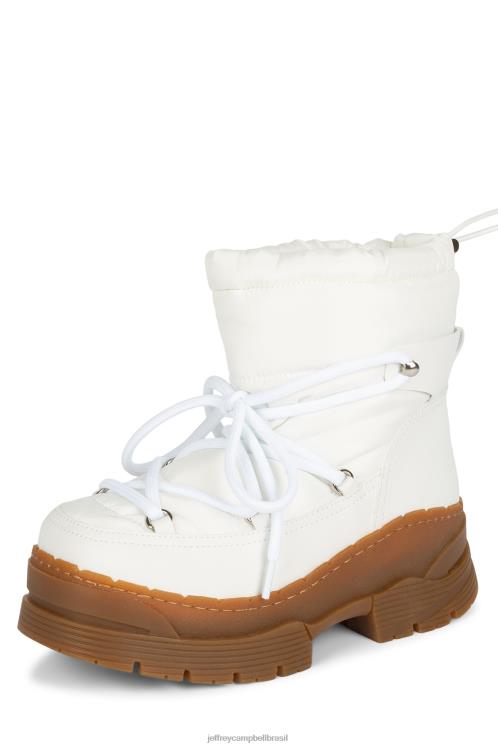 Jeffrey Campbell mulheres B0VBD628 branco botas de tornozelo nevasca