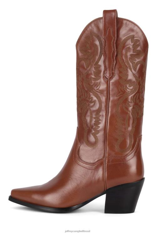 Jeffrey Campbell mulheres B0VBD649 conhaque botas de tornozelo adaga