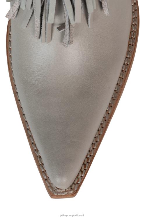 Jeffrey Campbell mulheres B0VBD656 cinza claro botas de tornozelo cidade pequena2