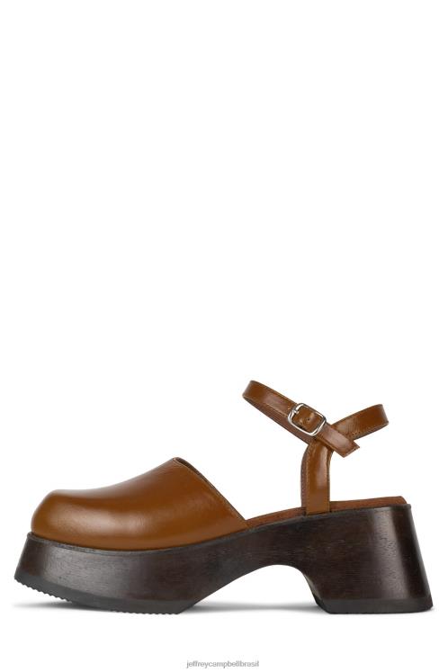 Jeffrey Campbell mulheres B0VBD122 marrom bronzeado bomba de plataforma fora de serviço