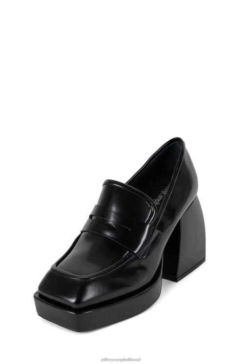 Jeffrey Campbell mulheres B0VBD1254 caixa preta bomba de plataforma real