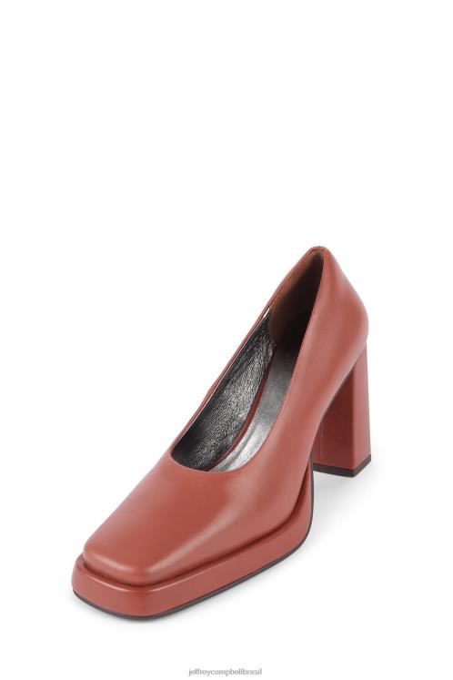 Jeffrey Campbell mulheres B0VBD1285 ferrugem bomba de plataforma embotado