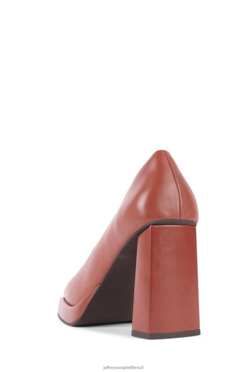 Jeffrey Campbell mulheres B0VBD1285 ferrugem bomba de plataforma embotado