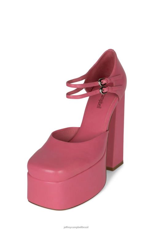 Jeffrey Campbell mulheres B0VBD1292 ruga rosa bomba de plataforma leila