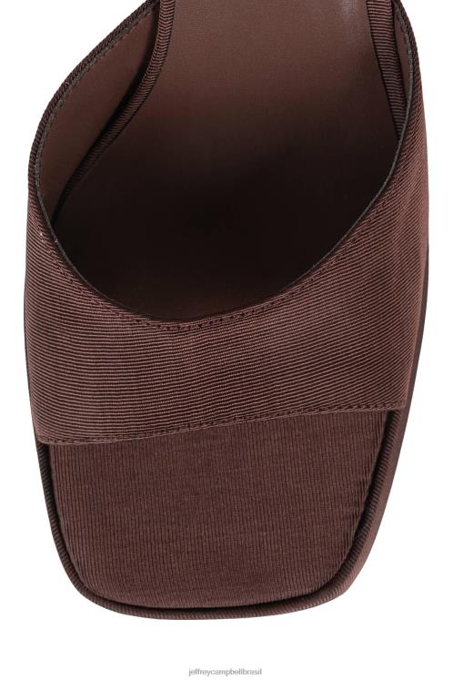 Jeffrey Campbell mulheres B0VBD1017 Faille marrom claro sandália plataforma noventa