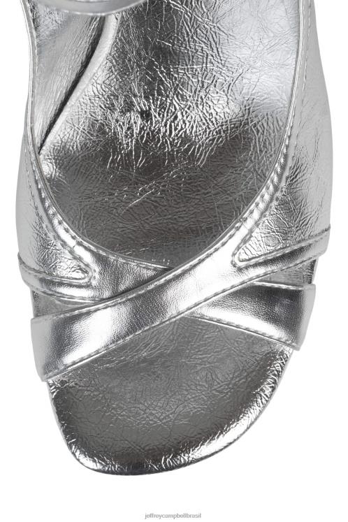 Jeffrey Campbell mulheres B0VBD1033 prata metálica sandália plataforma atmosfera