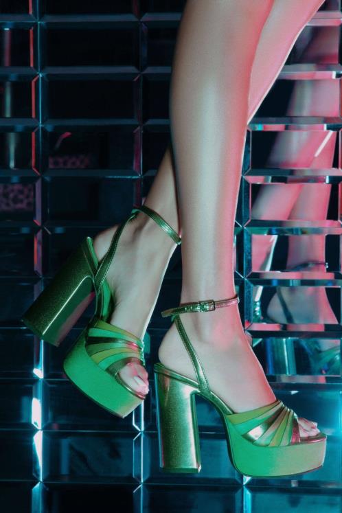 Jeffrey Campbell mulheres B0VBD1041 combinação de camurça verde claro sandália plataforma boogie-dwn