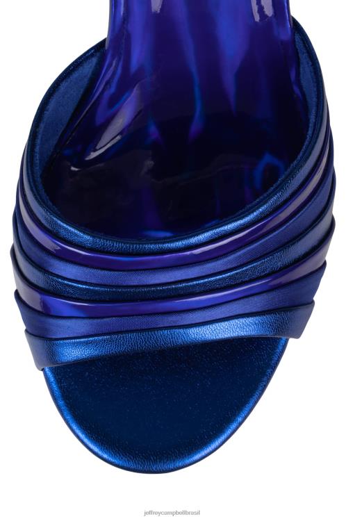 Jeffrey Campbell mulheres B0VBD1043 combinação azul metálico sandália plataforma boogie-dwn