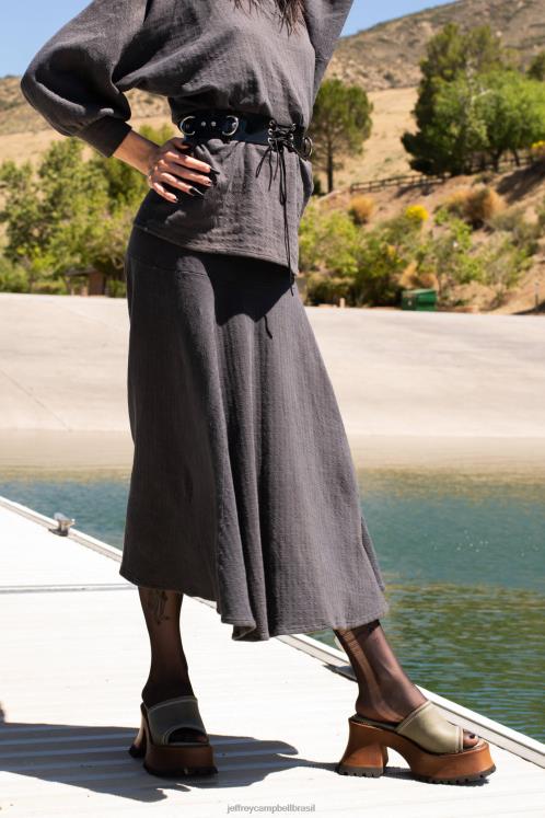 Jeffrey Campbell mulheres B0VBD1056 caqui sandália plataforma Cola