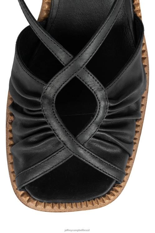 Jeffrey Campbell mulheres B0VBD1058 preto sandália plataforma rocknroll