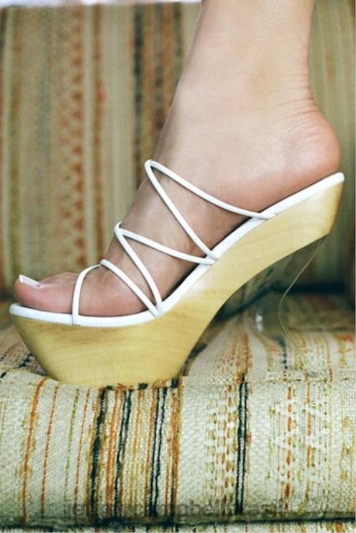 Jeffrey Campbell mulheres B0VBD1059 branco sandália plataforma andróide