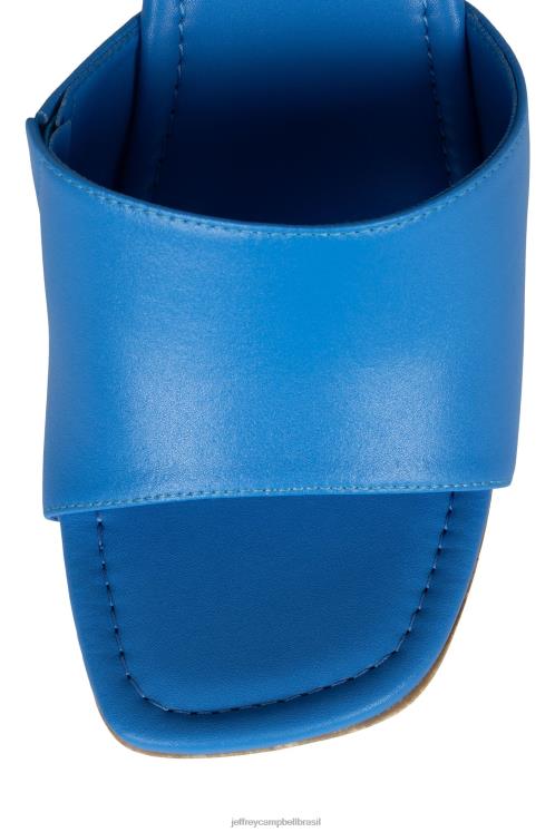 Jeffrey Campbell mulheres B0VBD1061 azul sandália plataforma transparente
