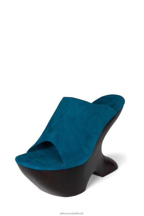 Jeffrey Campbell mulheres B0VBD1066 camurça marrom sandália plataforma giah-2