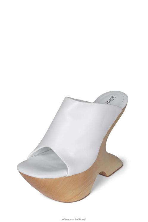 Jeffrey Campbell mulheres B0VBD1070 branco sandália plataforma giah-2