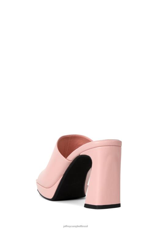 Jeffrey Campbell mulheres B0VBD1079 Rosa pálido sandália plataforma caviar