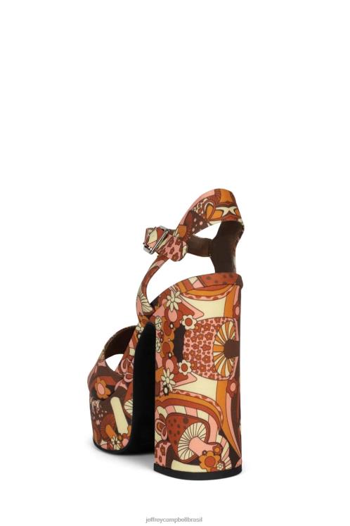 Jeffrey Campbell mulheres B0VBD1084 multi cogumelo sandália plataforma verões-3