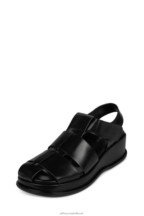 Jeffrey Campbell mulheres B0VBD1091 preto sandália plataforma arminus-oi
