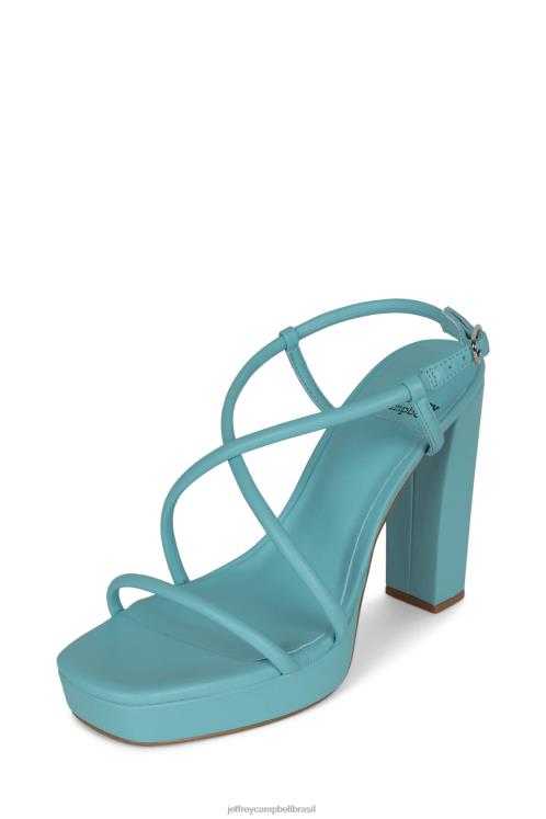 Jeffrey Campbell mulheres B0VBD1104 céu azul sandália plataforma aperitivo