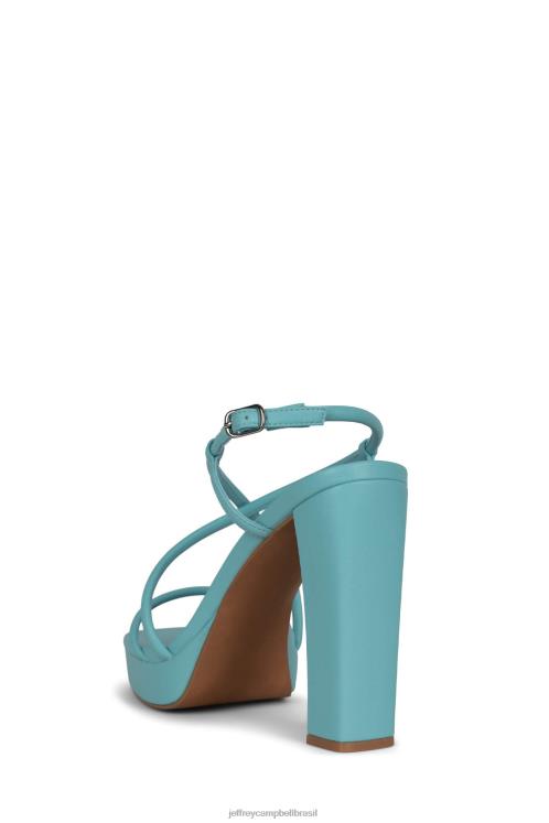 Jeffrey Campbell mulheres B0VBD1104 céu azul sandália plataforma aperitivo