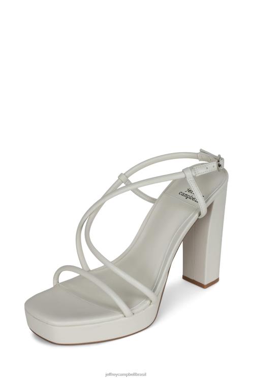 Jeffrey Campbell mulheres B0VBD1106 creme sandália plataforma aperitivo