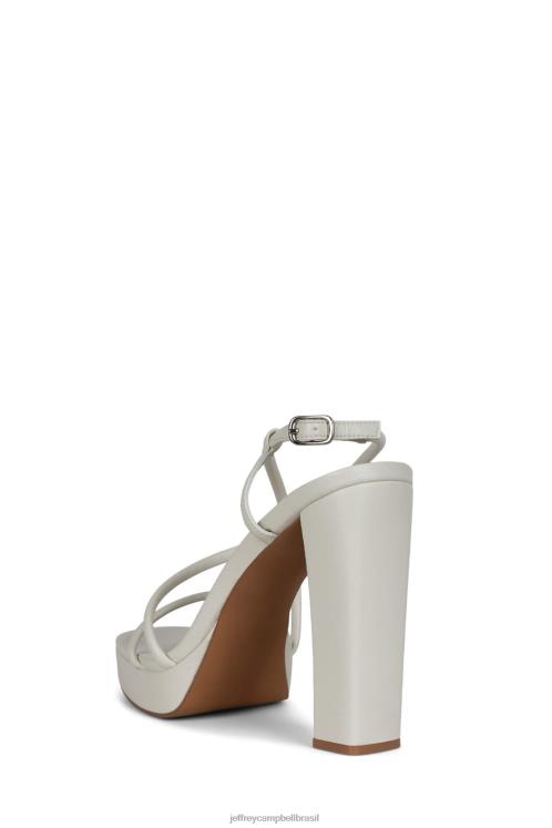 Jeffrey Campbell mulheres B0VBD1106 creme sandália plataforma aperitivo