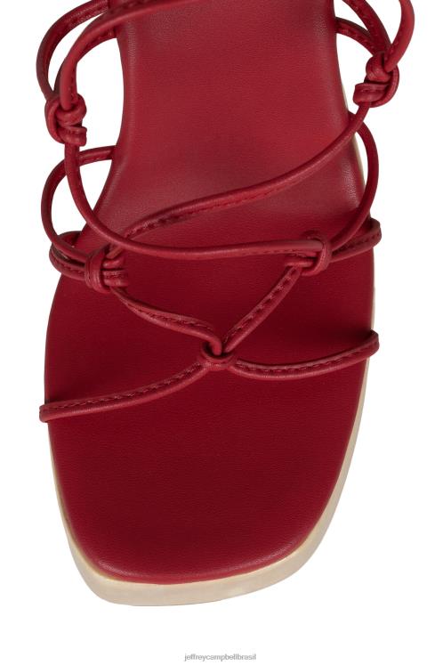 Jeffrey Campbell mulheres B0VBD1135 vermelho natural sandália plataforma dhawn