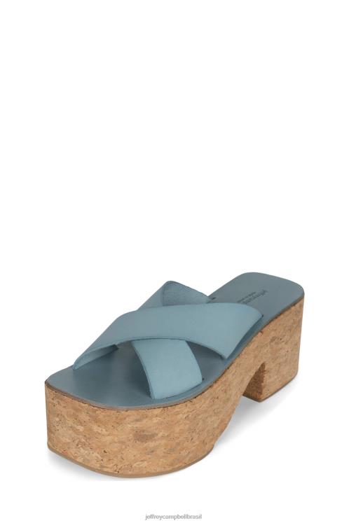 Jeffrey Campbell mulheres B0VBD1136 azul claro sandália plataforma itzelia