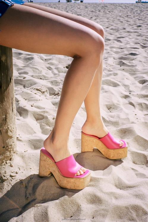 Jeffrey Campbell mulheres B0VBD1138 fúcsia sandália plataforma Luciana