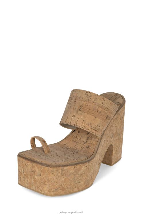 Jeffrey Campbell mulheres B0VBD1144 cortiça sandália plataforma yesmina-st