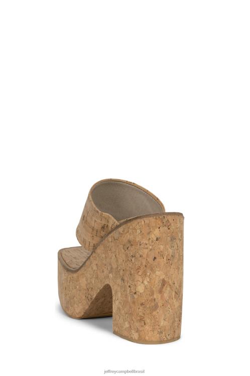 Jeffrey Campbell mulheres B0VBD1144 cortiça sandália plataforma yesmina-st