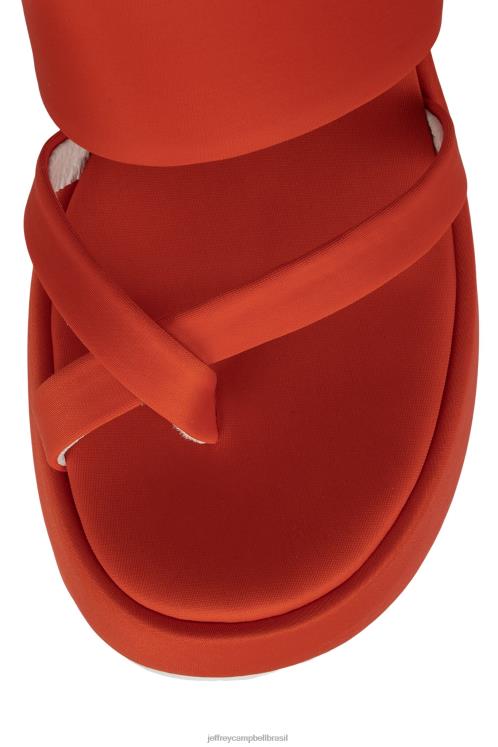 Jeffrey Campbell mulheres B0VBD1146 neoprene laranja sandália plataforma vibe-2