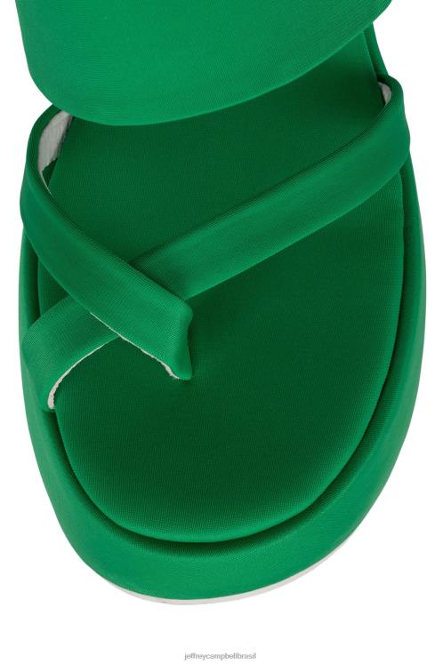 Jeffrey Campbell mulheres B0VBD1147 neoprene verde sandália plataforma vibe-2